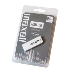 Maxell 64GB USB 3.0 Stick Flash Drive White